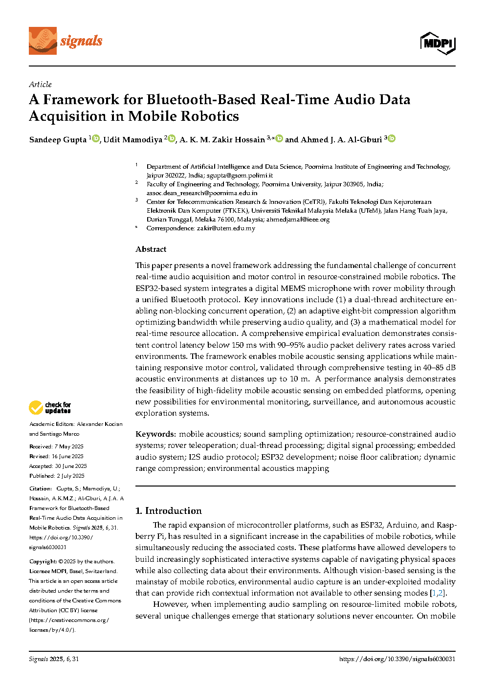 Bluetooth Audio Paper